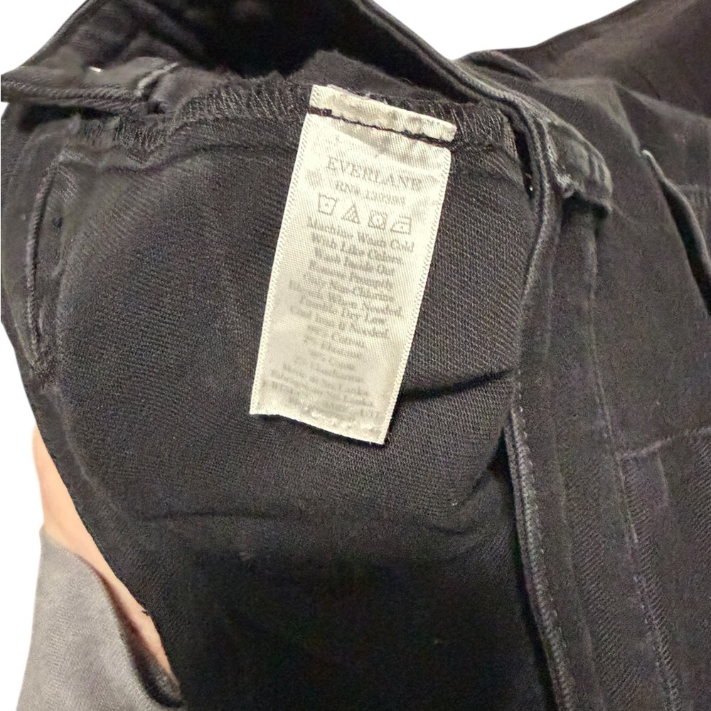 Everlane Utility Barrel Pants in black size 00 - Picture 5 of 5